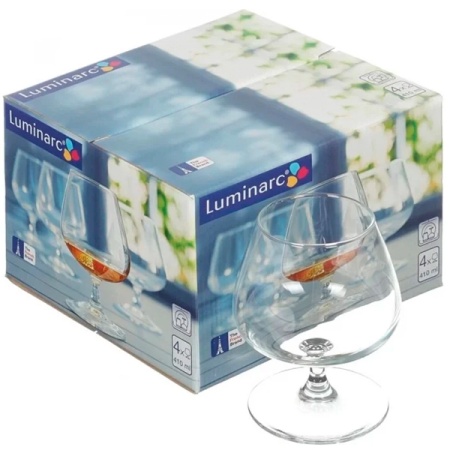 Набор фужеров для коньяка 4шт 410мл "СИГНАТЮР" LUMINARC